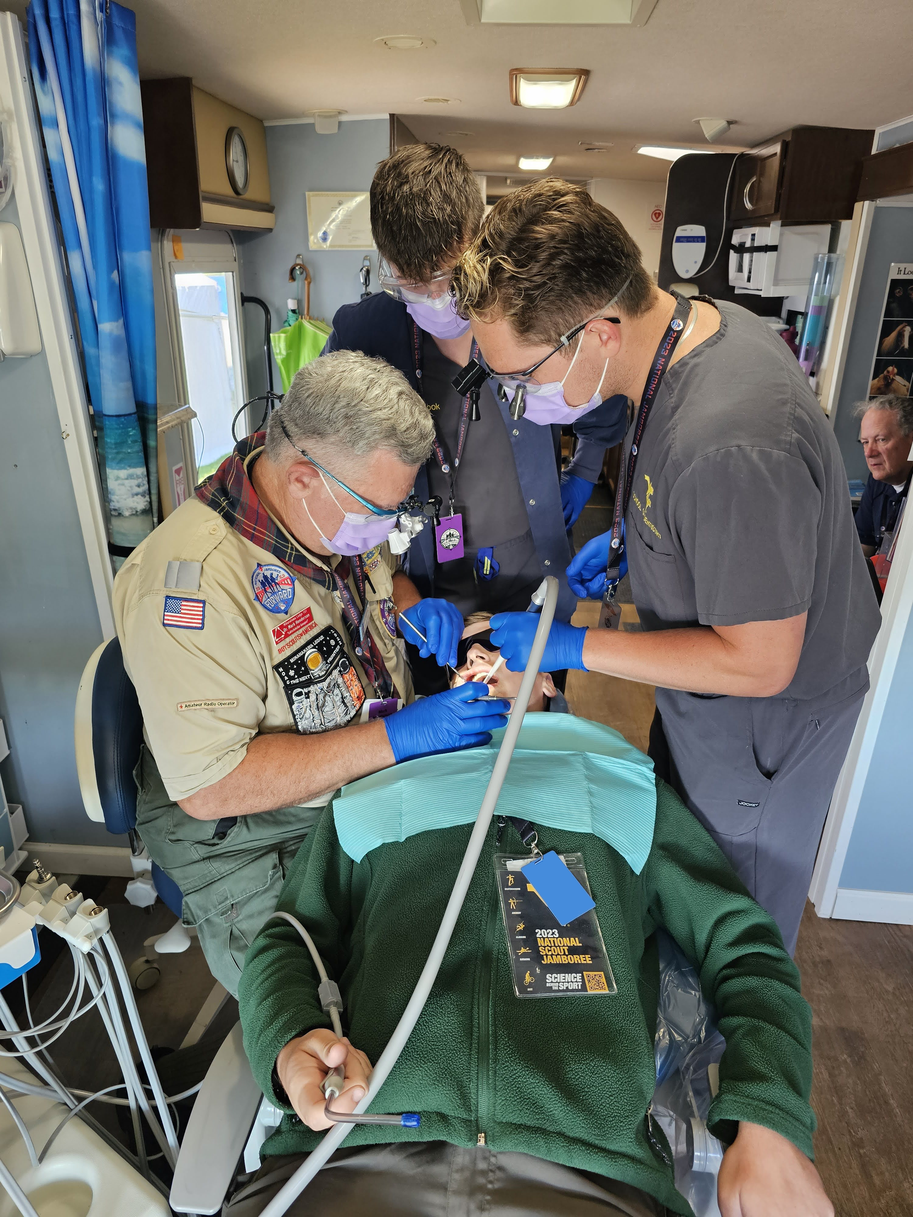 DDS students provide mobile care with dentists at Summit Bechtel Reserve